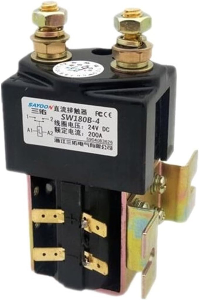 Контактор постоянного тока для электромобиля SW180B-4 24V Контактор постоянного тока для электромобиля SW180B-4 24V